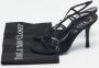 Dior Vintage Pre-owned Satin sandals Black Dames - Thumbnail 9