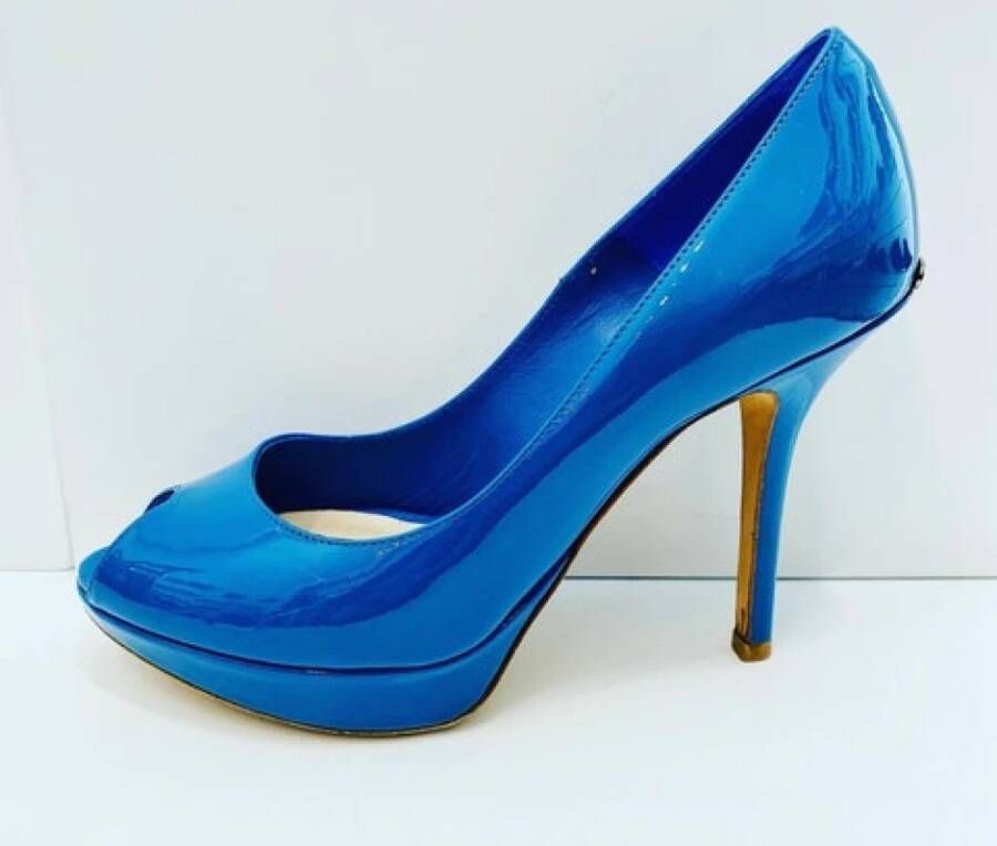 Dior Vintage Pre-owned Schoenen Blue Dames