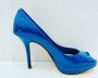 Dior Vintage Pre-owned Schoenen Blue Dames - Thumbnail 5