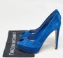 Dior Vintage Pre-owned Suede heels Blue Dames - Thumbnail 9