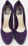 Dior Vintage Pre-owned Suede heels Purple Dames - Thumbnail 3