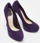 Dior Vintage Pre-owned Suede heels Purple Dames - Thumbnail 4