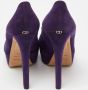 Dior Vintage Pre-owned Suede heels Purple Dames - Thumbnail 5