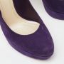 Dior Vintage Pre-owned Suede heels Purple Dames - Thumbnail 7