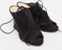 Dior Vintage Pre-owned Suede sandals Black Dames - Thumbnail 3