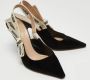 Dior Vintage Pre-owned Velvet heels Black Dames - Thumbnail 4