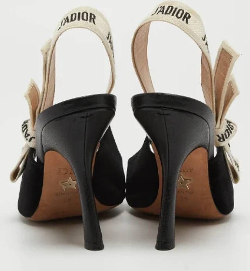 Dior Vintage Pre-owned Velvet heels Black Dames