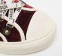Dior Vintage Pre-owned Velvet sneakers Red Dames - Thumbnail 8
