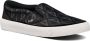 Dior Diamond Slip-On Canvas Sneakers Black Heren - Thumbnail 2