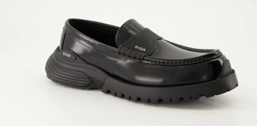 Dior Zwarte Combat Mocassins Collectie 2024 Black Heren