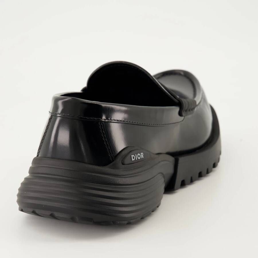 Dior Zwarte Combat Mocassins Collectie 2024 Black Heren