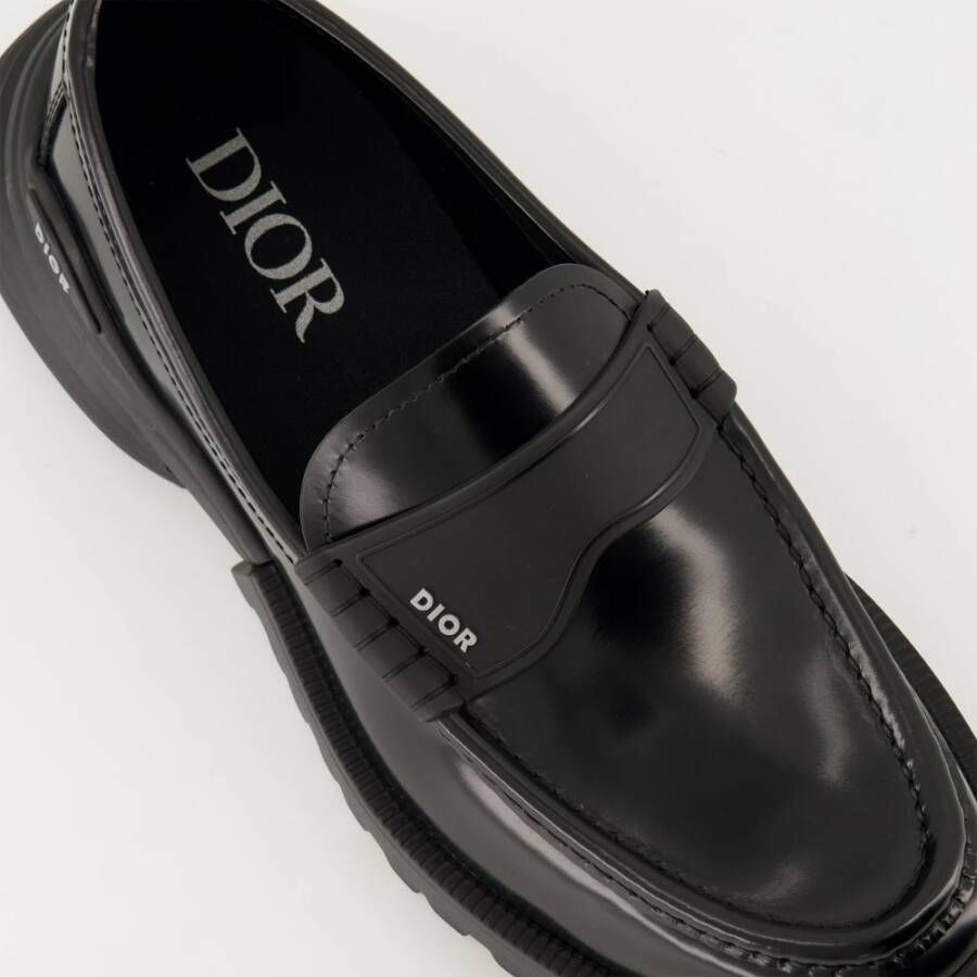 Dior Zwarte Combat Mocassins Collectie 2024 Black Heren