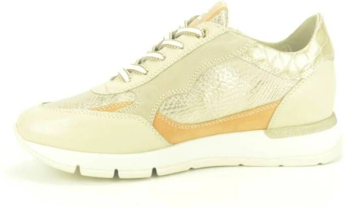 DL Sport Beige Goud Oranje Loper Tapijt Beige Dames