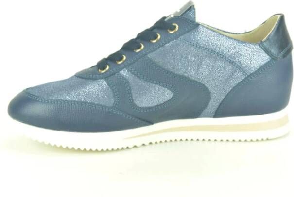 DL Sport Blauw Combi High-Top Sneakers Blue Dames