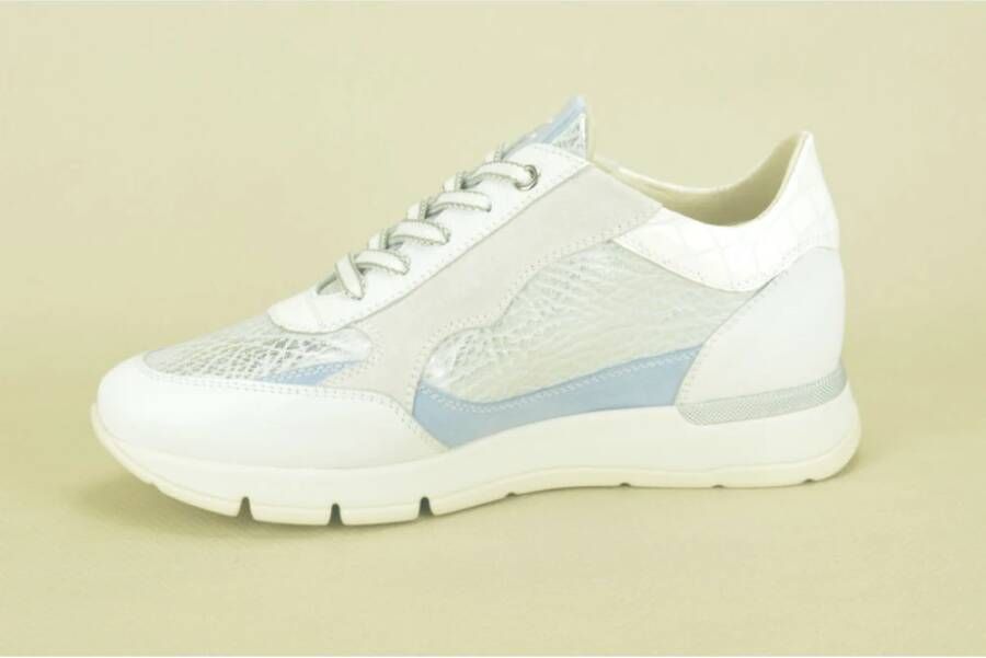 DL Sport Blauw en Zilver Runner White Dames