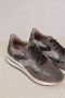 DL Sport Chunky Sole Sneaker Zwart Leer Gray Dames - Thumbnail 4