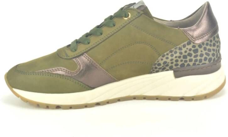 DL Sport Groen Nubuck + Brons N. Tiret Beige Dames