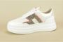 DL Sport Luipaardprint Sneaker White Dames - Thumbnail 3