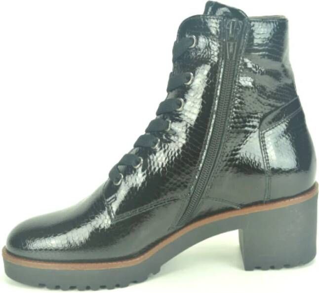 DL Sport Print Lace Bootie Black Dames