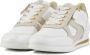 DL Sport Sneakers Dames Lage sneakers Damesschoenen Leer 6251 Wit combi - Thumbnail 3