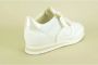 DL Sport Witte Gestikte Hoge Sneakers White Dames - Thumbnail 2