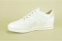 DL Sport Witte Gestikte Hoge Sneakers White Dames - Thumbnail 3