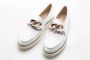 DL Sport Witte Luxe Mocassin Beige Lak White Dames - Thumbnail 3