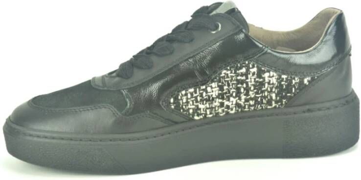 DL Sport Zwart Tweed Sneaker Black Dames