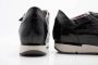 DL Sport Zwarte Leren Sneakers Klassiek en Sportief Black Dames - Thumbnail 4