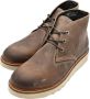 Docksteps Leren enkellaarzen Oakland stijl Brown Heren - Thumbnail 3