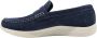 Docksteps Suede Low Moccasins Avion Style Blue Heren - Thumbnail 2