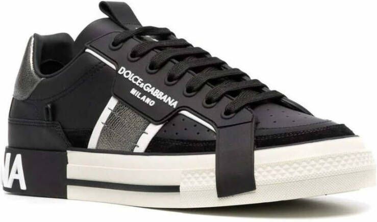 Dolce & Gabbana 2. Zero Custom Sneakers met contrasterende details Zwart Heren