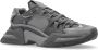 Dolce & Gabbana Airmaster Sneaker Leer Grijs Gray Heren - Thumbnail 4