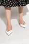 Dolce & Gabbana Puntige Neus Slingback Pumps met Uitgesneden Detail White Dames - Thumbnail 6