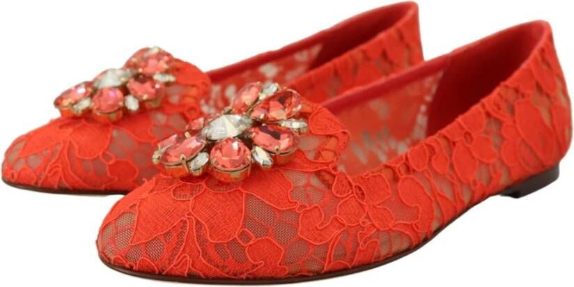 Dolce & Gabbana Ballerinas Red Dames