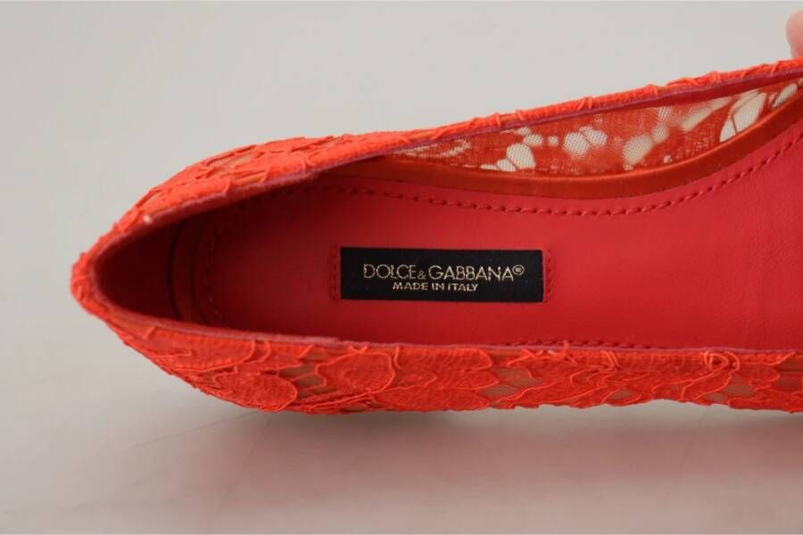 Dolce & Gabbana Ballerinas Red Dames