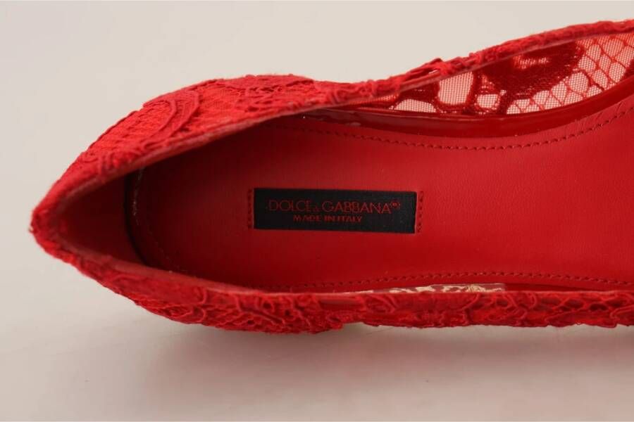 Dolce & Gabbana Ballerinas Rood Dames