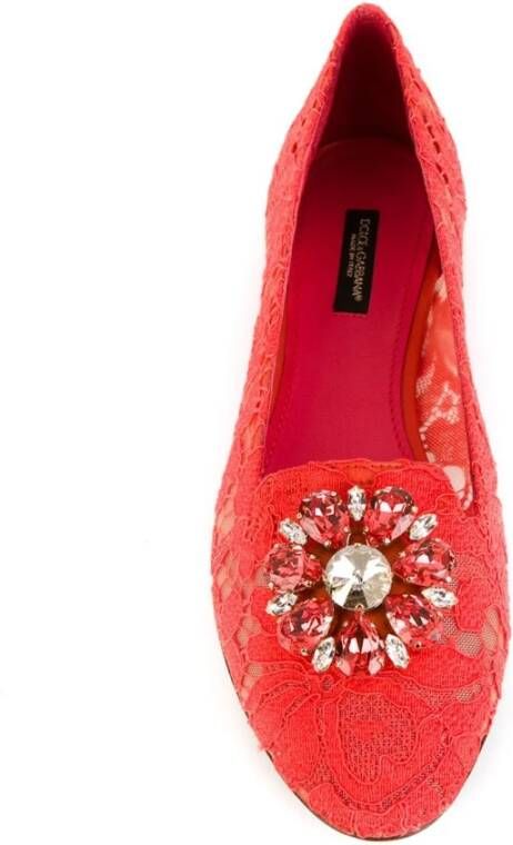 Dolce & Gabbana Ballerina`s Rood Dames