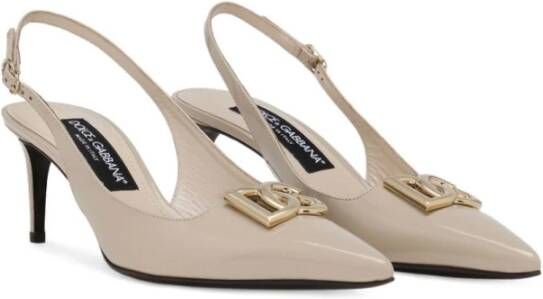 Dolce & Gabbana Beige Ballerina Schoenen voor Vrouwen Beige Dames