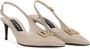 Dolce & Gabbana Elegante Decollete Schoenen voor Vrouwen Beige Dames - Thumbnail 3