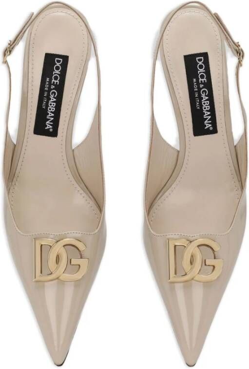 Dolce & Gabbana Beige Ballerina Schoenen voor Vrouwen Beige Dames