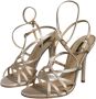 Dolce & Gabbana Beige Enkelband Stiletto Hakken Sandalen Beige Dames - Thumbnail 2