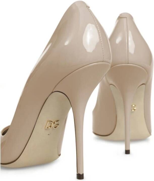 Dolce & Gabbana Beige Kalfsleren Pumps Beige Dames