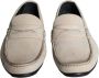 Dolce & Gabbana Beige Lederen Slip Mocassin Loafers Schoenen Beige Heren - Thumbnail 2