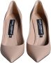 Dolce & Gabbana Beige Leren Stiletto Pumps Schoenen Beige Dames - Thumbnail 2