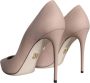 Dolce & Gabbana Beige Leren Stiletto Pumps Schoenen Beige Dames - Thumbnail 4