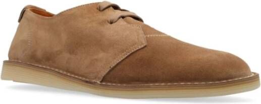 Dolce & Gabbana Beige Platte Veterschoenen Beige Heren