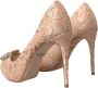 Dolce & Gabbana Beige Taormina Kristal Hakken Pumps Schoenen Beige Dames - Thumbnail 4