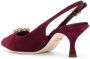 Dolce & Gabbana Luxe Rode Suède Pumps Red Dames - Thumbnail 3