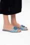 Dolce & Gabbana Bianca slides Blue Dames - Thumbnail 2